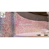 UVG 16ft curved artificial flower backdrop wall in silk roses for wedding stage decoration