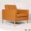 Modern furniture premium leather Florence Knoll sofa reproduction