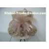 Fancy Church Hats For Women With Colorful Pearls Feathers Braid , Ladies Wedding Hat