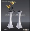 different types flower pots for table top decoration modern stainless steel flower vases
