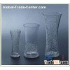 cracked glass vases