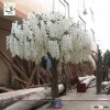 UVG WIS002 13ft Big plastic artificial wisteria blossom tree with white silk flowers for weddings