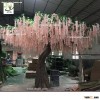 UVG WIS007 20ft large pink silk wisteria blossom fake trees for weddings