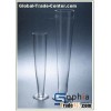 footed glass vases