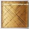 7MM Clear Security Laminated Art Glass Grid Pattern Wired Mesh Embedded