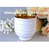 Votive Personalized Candle Holder Ceramic , White Porcelain Candle Holder