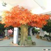 UVG GRE03 indoor wooden artificial maple trees with silk leaves for hotel foyer landscaping