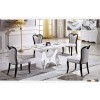 rectangle 6 person marble dining table furniture