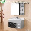Stainless Steel Bathroom Vanity with Square Ceramic Sink Top Modern for Home and Hotel A-019