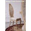 Rococo Style Luxury Wooden Dining Chair Wood