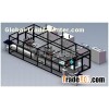 Polymer battery tab aluminum nickel connection laser welding machine