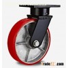 Extra heavy duty swivel PU cast iron caster
