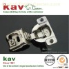 2D adjustable hydraulic hinge for cabinet with faceframe