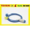 Patient Monitor Nellcor Oxi Sensor SpO2 Extension Cable Round 8 Pin To DB9 Female
