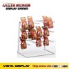 Metal Wire display rack with hooks,tabletop display stand