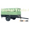 Four wheels 100kw electric portable screw Air Compressor 110SDY-8