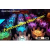 72"acrylic banquet led table
