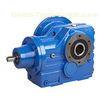 Foot Mounted Helical Bevel Gear Motor , Multi-Stage Concrete Mixer Gearbox Reducer