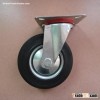 5 inch small rubber caster swivel wheel