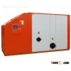 Biomass fuel fired hot water boiler with patent structure