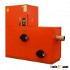 Biomass fuel fired hot water boiler with full burnout rate