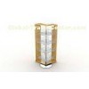 Four Tier Corner Display Shelf Wire Book / Literature Display Stand 10-100kgs