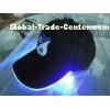 Blue Embroidered Baseball Caps with Built-in Blue Led Light Various Color