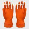 Reusable 30 cm length unlined Household Latex Gloves for dish washing