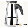 Stainless Steel Kitchen Stovetop Coffee Maker for 2, 4, 6, 9 Cup JCP-013