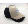Khaki Cotton Embroidered Baseball Caps Hat with Contrasting Color