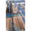 Panel turning machine with chain driven