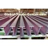 Blue / Green Galvanized Steel H Beam , H Shaped Steel Structure Column Beam AISI / ASTM SS400
