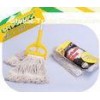 Natural Dust Head Cotton Wet Mop / Super Absorbent industrial dust mop