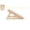 Ergonomic Natural Solid White Pine Sauna Backrest For Traditional Sauna Room