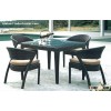 eco-friendly  plastic outdoor table and chairs