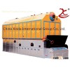 Horizontal chain grate steam boiler