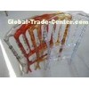 Durable Resin Acrylic Napoleon Chair , Modern White KD Stackable Outdoor Chair