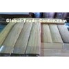 Sliced Cut Gabon Afromosia Flooring Veneer Yellowish Brown For Floor Face