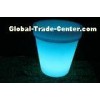 Small Blue Glowing LED Ice Bucket Lighting Plastic Beer Containers