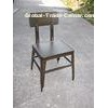 Waterproof Outdoor Stainless Steel Dining Chairs With Strong Welding