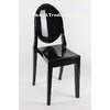 Modern Black PC Victoria Ghost Chair , UV Protection For Hotel Restaurant ANSI