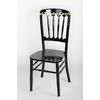 Fashion Black Wooden Chateau Chair / President Chair For Ballroom / Church BIFMA