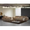 Luxury Modern Leather Sofa Furniture, 4 Seater Leather Sectional Sofa, Dongguan sofa factory