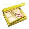 Eco friendly Embossing cardboard earring jewelry gift boxes with lids, ribbon cover