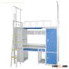 single double metal bunk beds,steel bunk beds,no screw metal frame beds