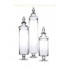 Innovative Transparent Decorate Glass Ornaments For Hotel , KTV