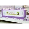 Adjustable Toddler Bed Guard Rail Metal Bed Rail for Children , Purple