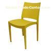 Elegant Backrest Leisure Plastic Chair Armless , Light Weight