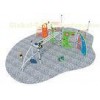 Outdoor Playground Kids Climbing Wall with for Kindergarten and Square A-17503