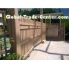 Custom WPC Outdoor Fence Door for Garden and Wood Plastic Composite Railing